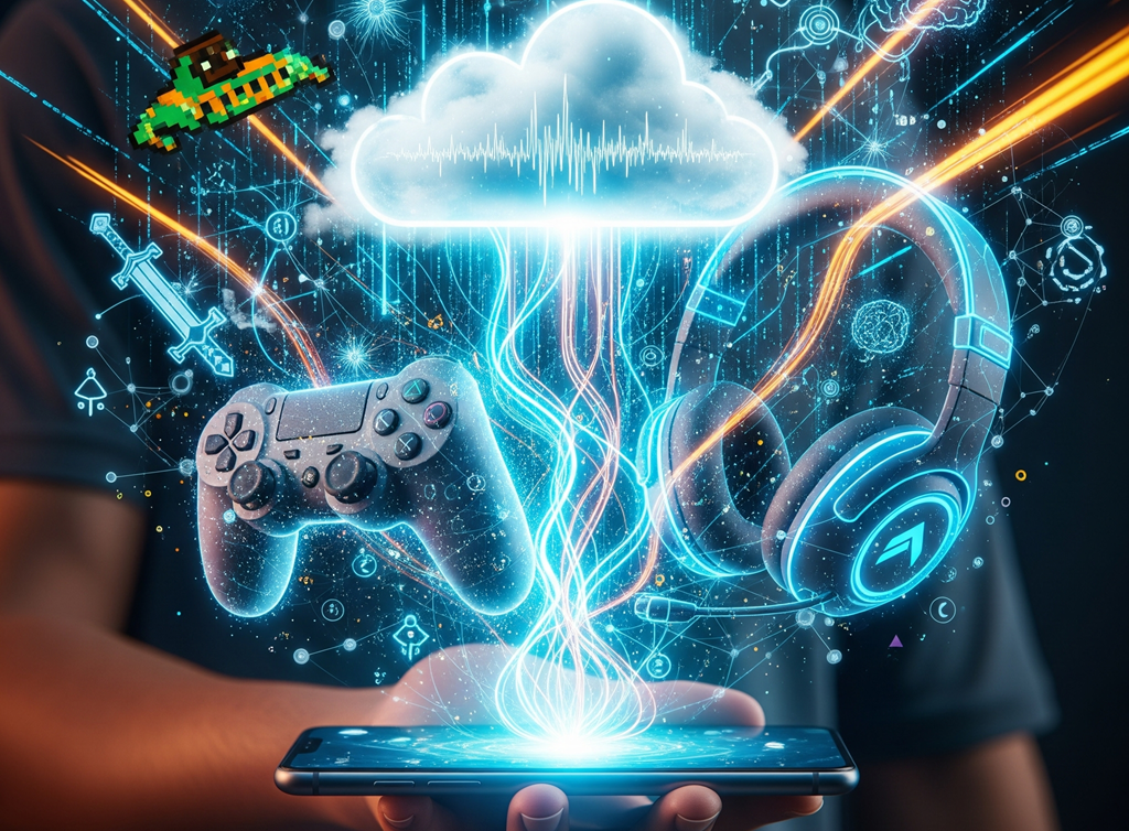 Gaming em Nuvem e IA: Como o Mobile e Cloud Gaming Estão Mudando Tudo